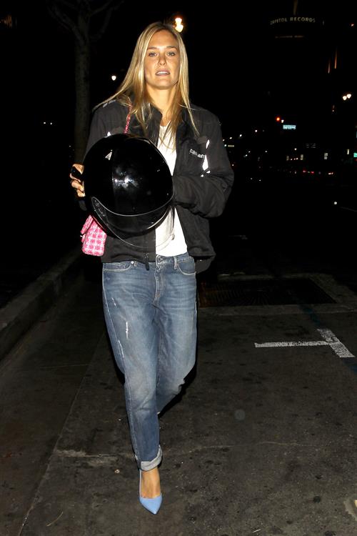 Bar Rafaeli grabbed some sushi at Katsuya restaurant in Hollywood, June 9, 2014