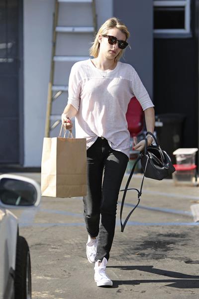 Emma Roberts out in Beverly Hills June 9, 2014