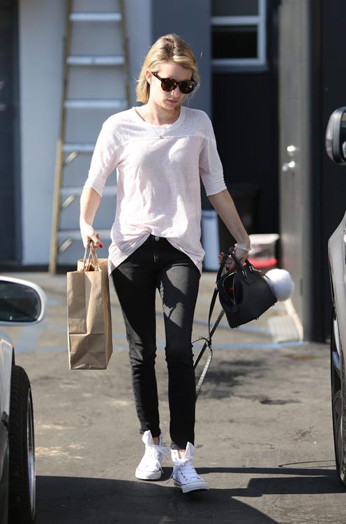 Emma Roberts out in Beverly Hills June 9, 2014