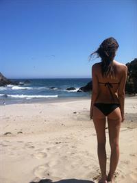 Emily Ratajkowski in a bikini - ass