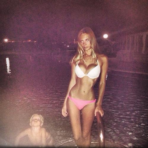 Lily Ermak in a bikini