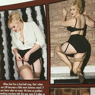 Lilli Luxe in lingerie - ass