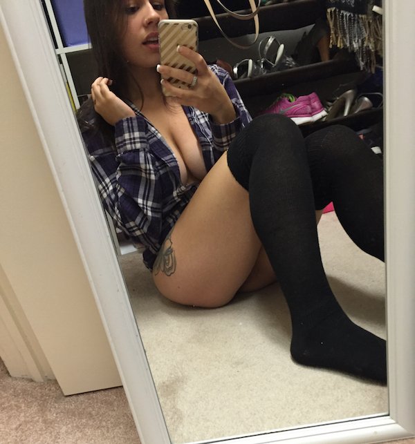 Anonymous taking a selfie