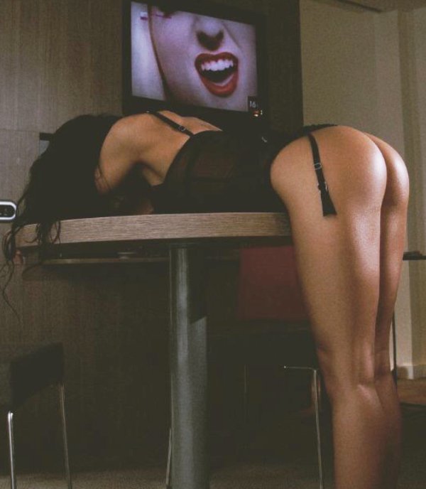 Anonymous in lingerie - ass
