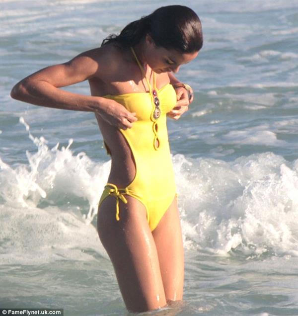 Barbara Fialho in a bikini