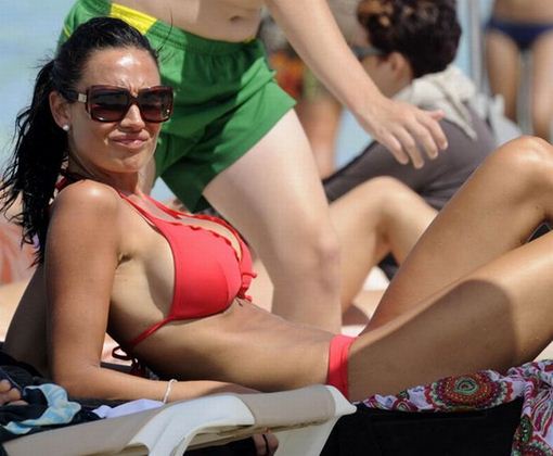 Nicole Minetti in a bikini