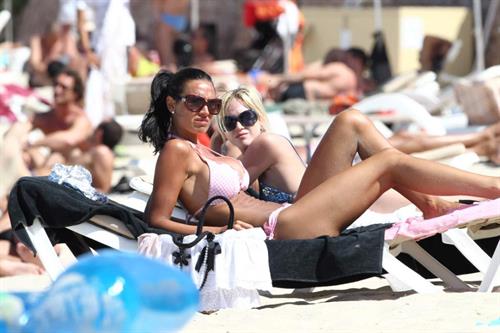 Nicole Minetti in a bikini