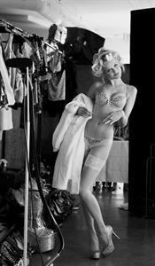 Ginta Lapina in lingerie