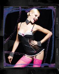 Ginta Lapina in lingerie