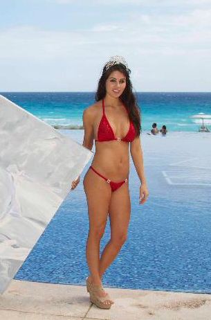 Jennifer Bock in a bikini