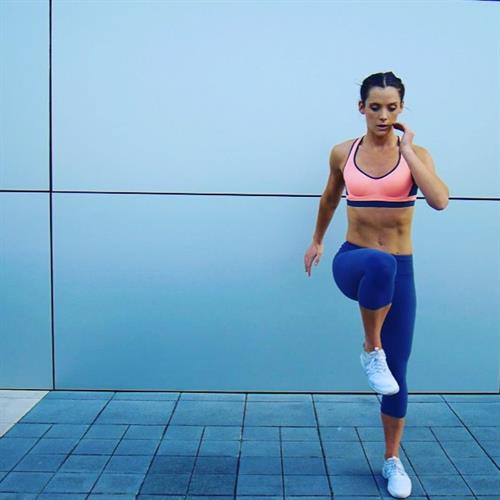 Tanya Poppett in Yoga Pants