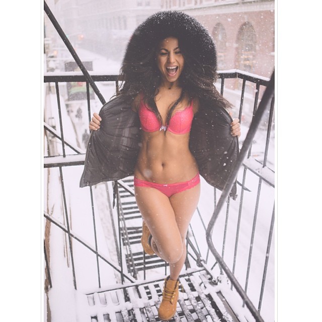 Mónica Alvarez in a bikini