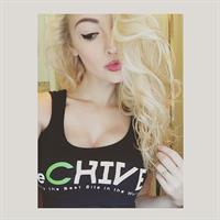 Anna Faith Carlson taking a selfie