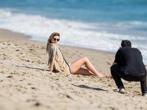 Mischa Barton in a beach photoshoot in Los Angeles