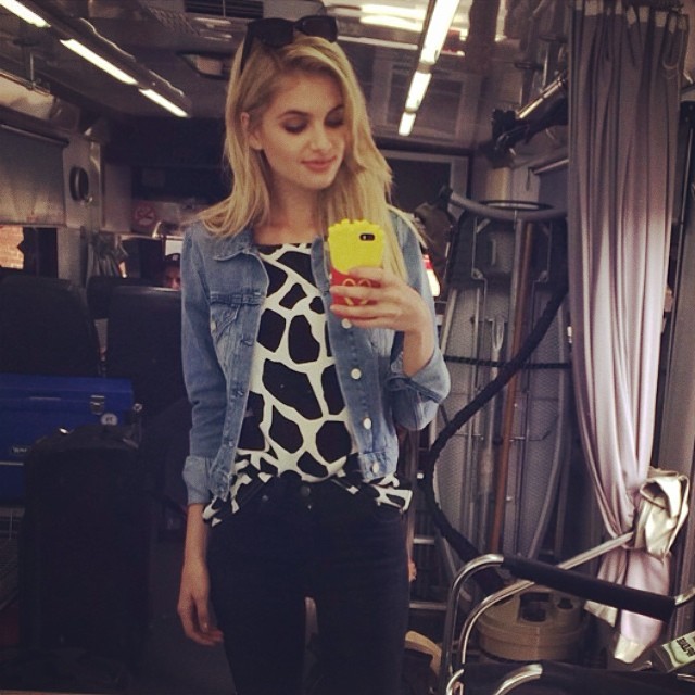 Megan Blake Irwin taking a selfie