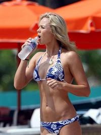 Laura Vandervoort in a bikini