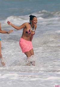 Christina Milian in a bikini