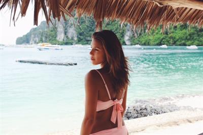 Devin Brugman in a bikini