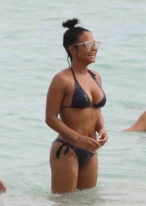 Christina Milian in a bikini