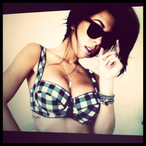 Devin Brugman in a bikini