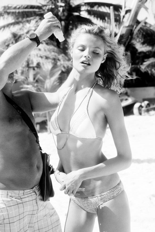 Magdalena Frackowiak in a bikini