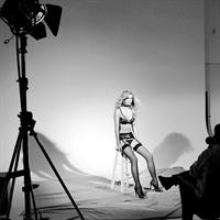 Megan Williams in lingerie