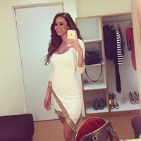 Yanet Garcia taking a selfie