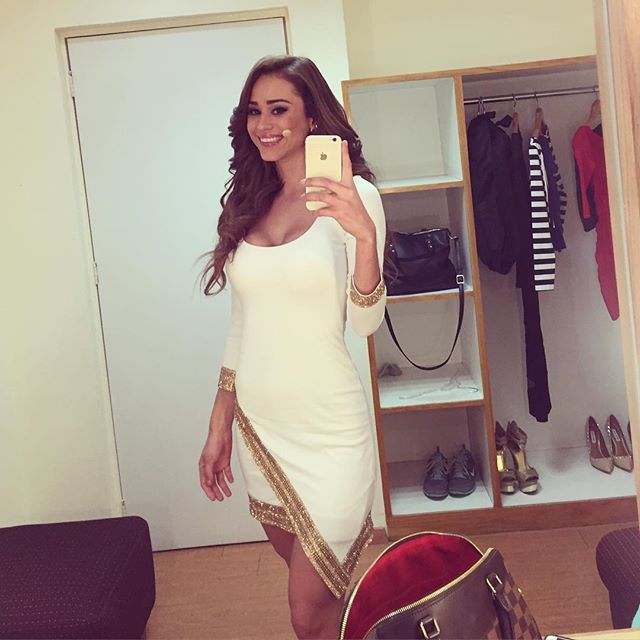 Yanet Garcia taking a selfie