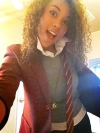 Alexandra Shipp taking a selfie