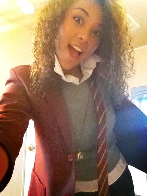 Alexandra Shipp taking a selfie