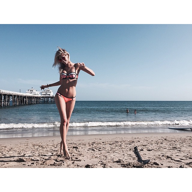 Devon Windsor in a bikini