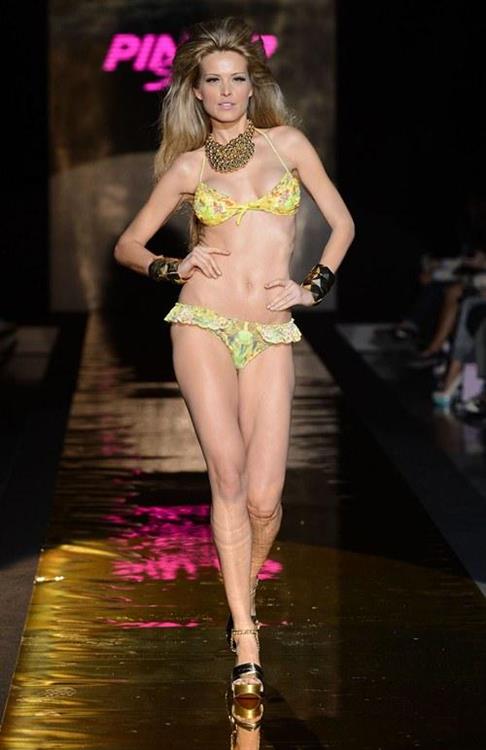 Petra Němcová in a bikini