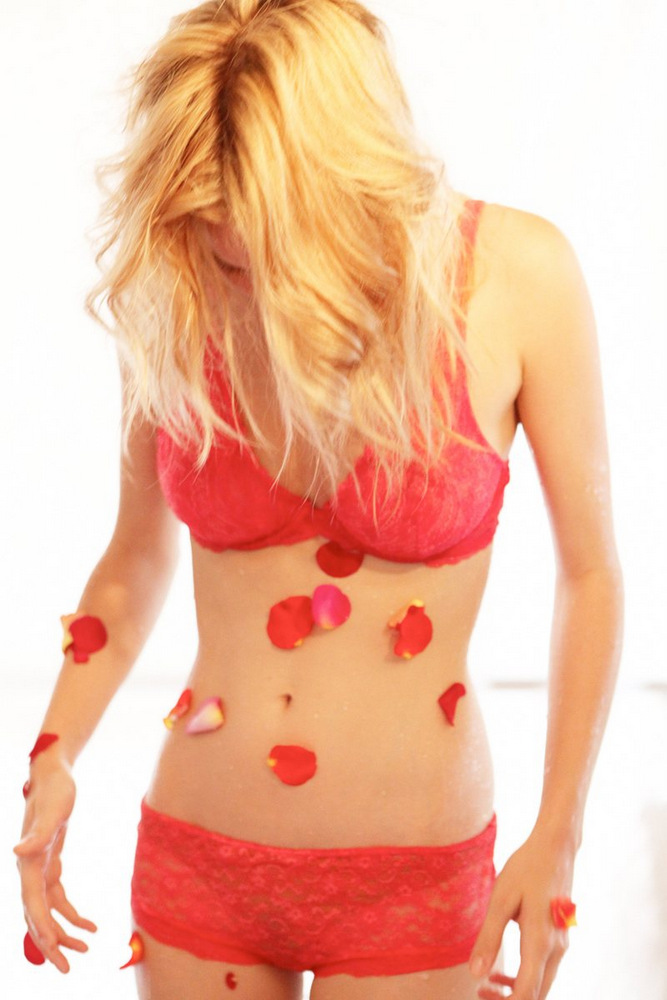 Camille Rowe in a bikini