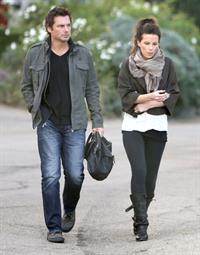 Kate Beckinsale headed to a high school football game in Studio City 11/10/12