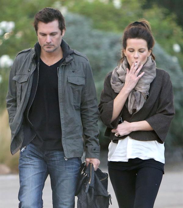 Kate Beckinsale headed to a high school football game in Studio City 11/10/12