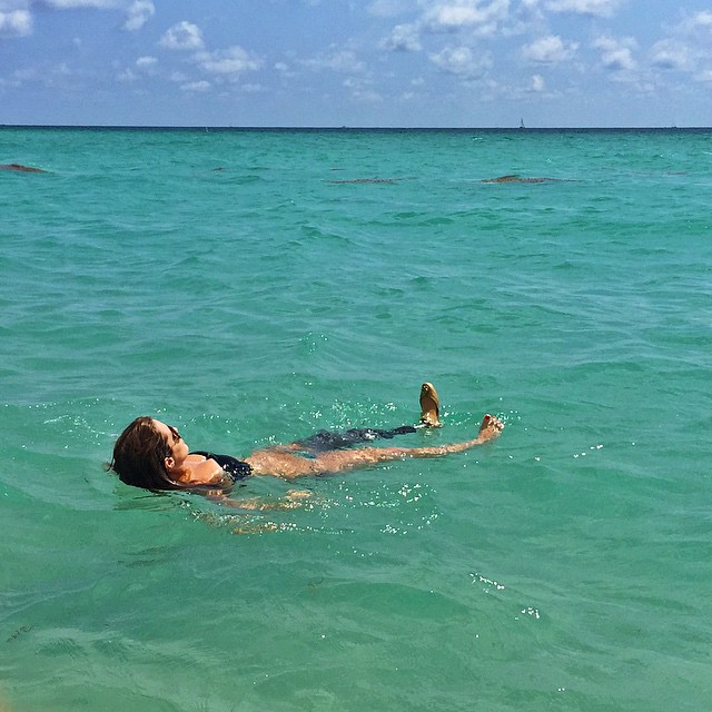 Paola Antonini in a bikini