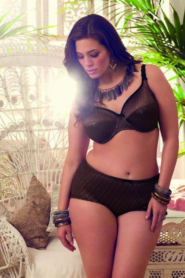 Ashley Graham in lingerie