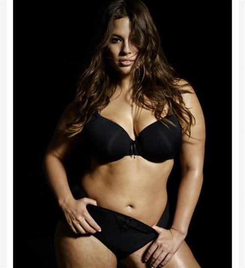 Ashley Graham in lingerie