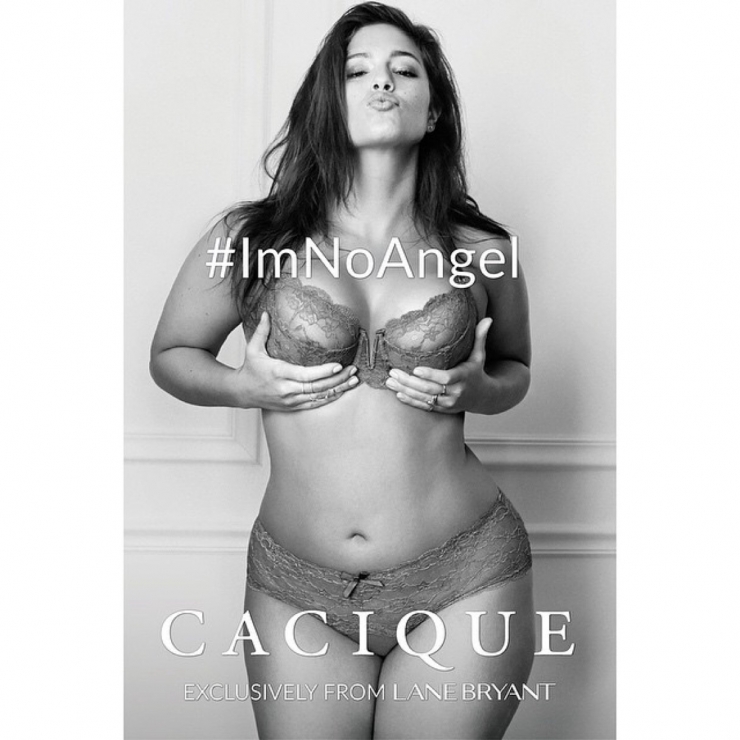 Ashley Graham in lingerie