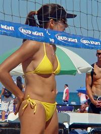 Rachel Wacholder in a bikini