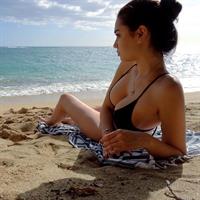 Katie Daly in a bikini