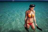 Chelsea Salmon in a bikini