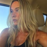 Katrina Bowden taking a selfie