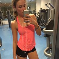 Katrina Bowden taking a selfie