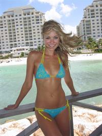 Katrina Bowden in a bikini