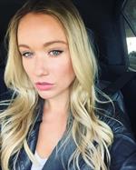 Katrina Bowden taking a selfie