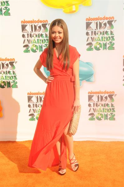 Sarah Hyland at the 2012 Nickelodeon Kids Choice Awards