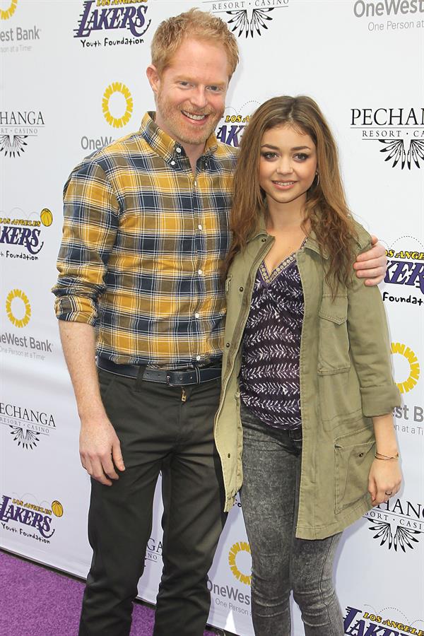 Sarah Hyland at the 2013 Lakers Casino Night in LA March 10, 2013