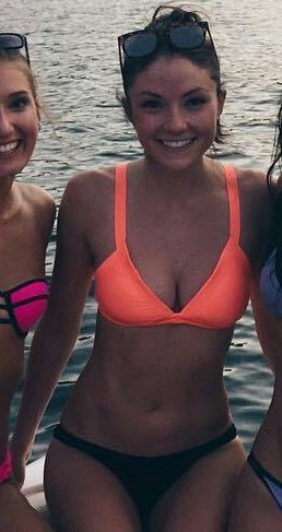 Anonymous in a bikini