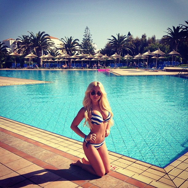 Katarina Pudar in a bikini